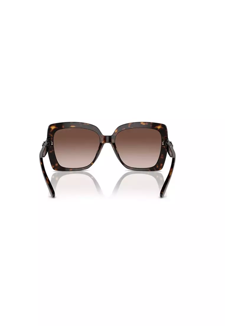 Women's Square Frame Brown Acetate Sunglasses - MK2213F