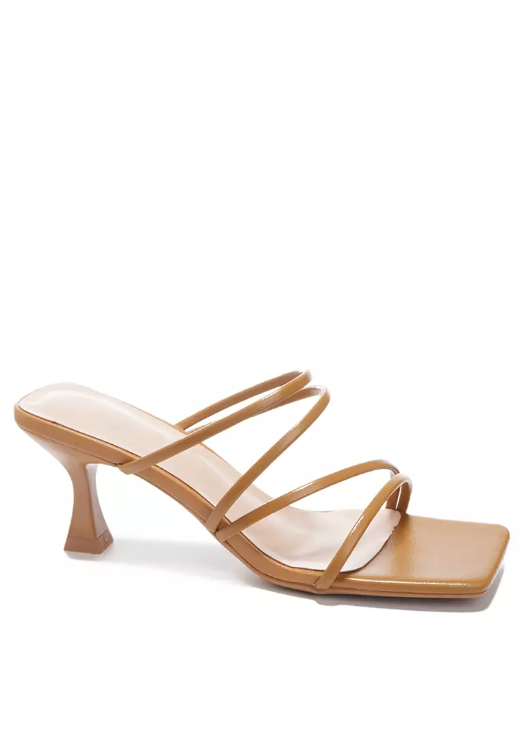 Discount on Twenty Eight Shoes  shoes - SKU: 6cm Pu Strap Spool Heel Sandals By3365-4