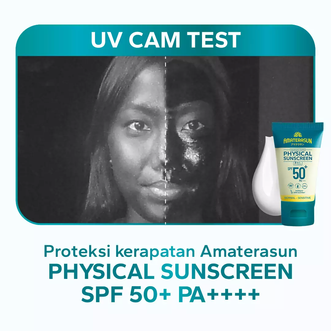 AMATERASUN [REAL SPF Certified] Physical Sunscreen SPF 50+ PA++++