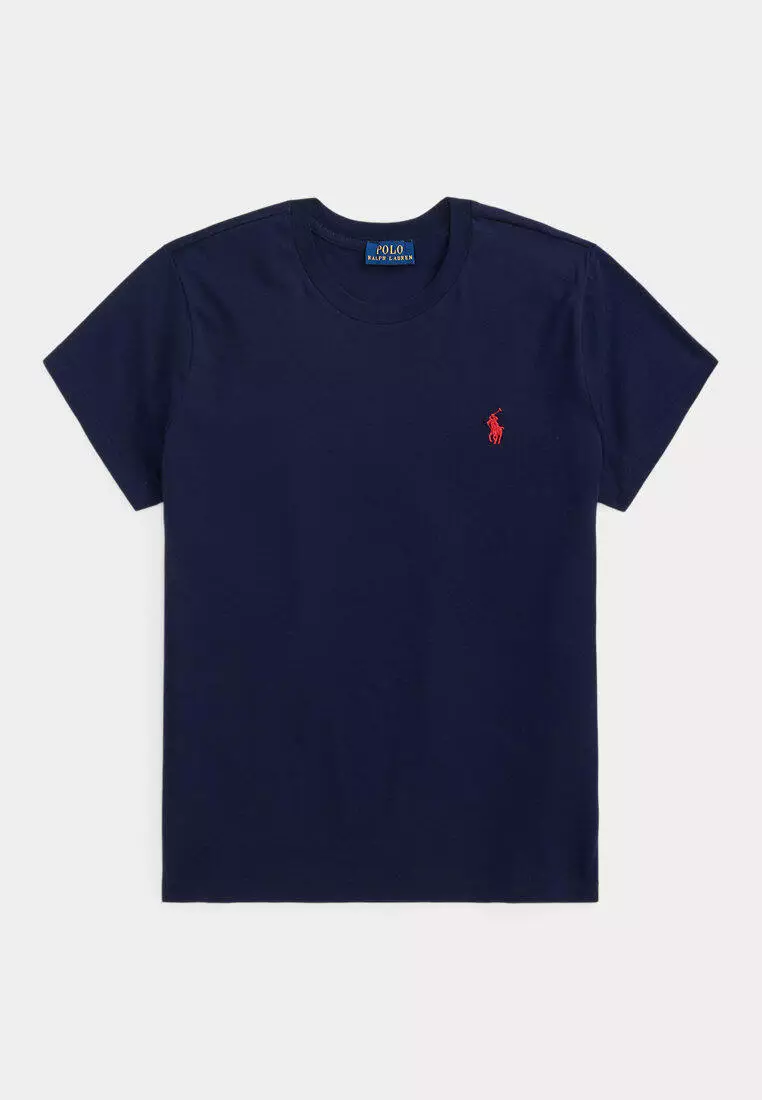 Classic Fit Cotton Jersey Crewneck Tee