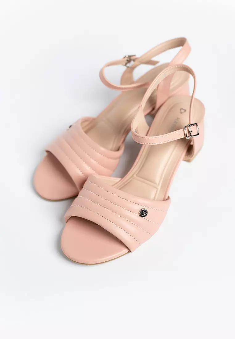 Phily Quilted Sandal Heels