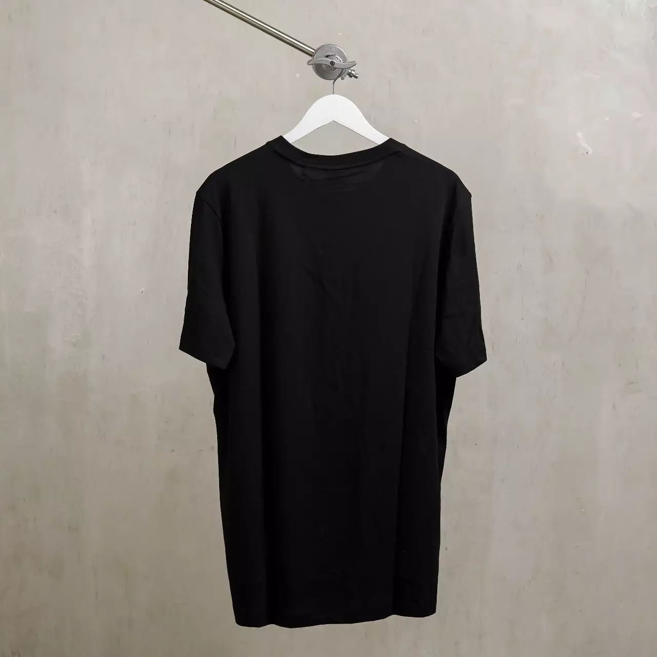 Kaos HUGO BOSS MULTI TEXT LOGO 4 ROW NEON WHITE BLACK TSHIRT 100% ORIGINAL