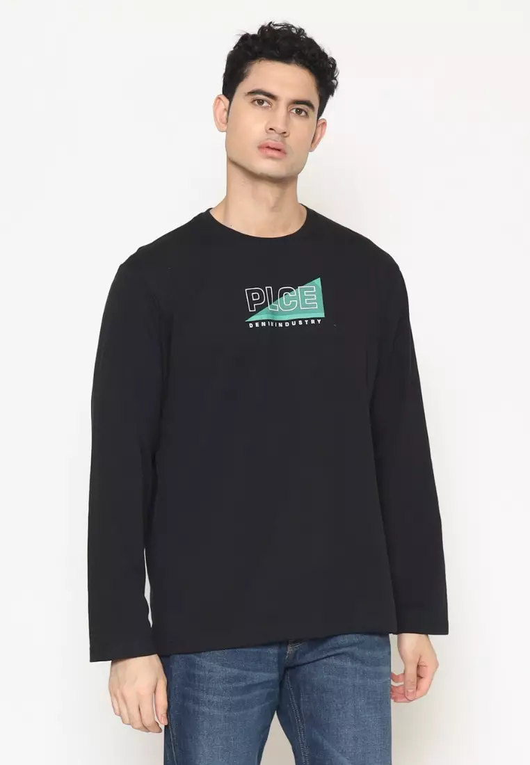 Buy 1 Get 1 T-Shirt Cotton Combed Lengan Panjang