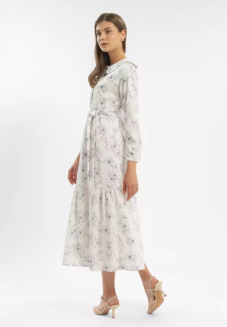 Minimal Derria Dress Ivory