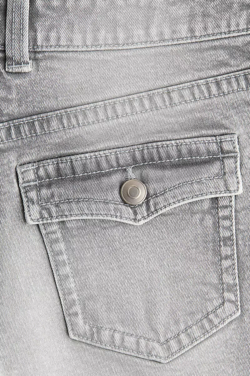 Denim mini shorts