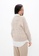 1 People beige Nagano - Wool V-Neck Sweater - Sand Marl 5E24CAA87CC331GS_3