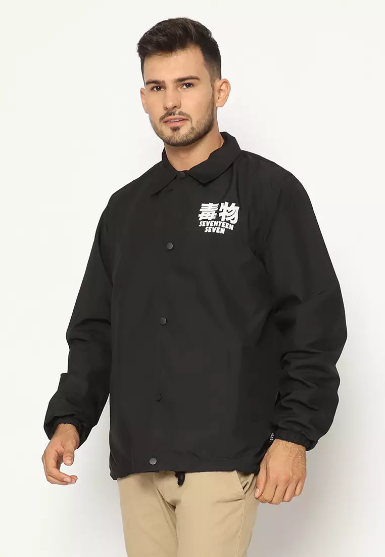 Seventeen coach jacket top