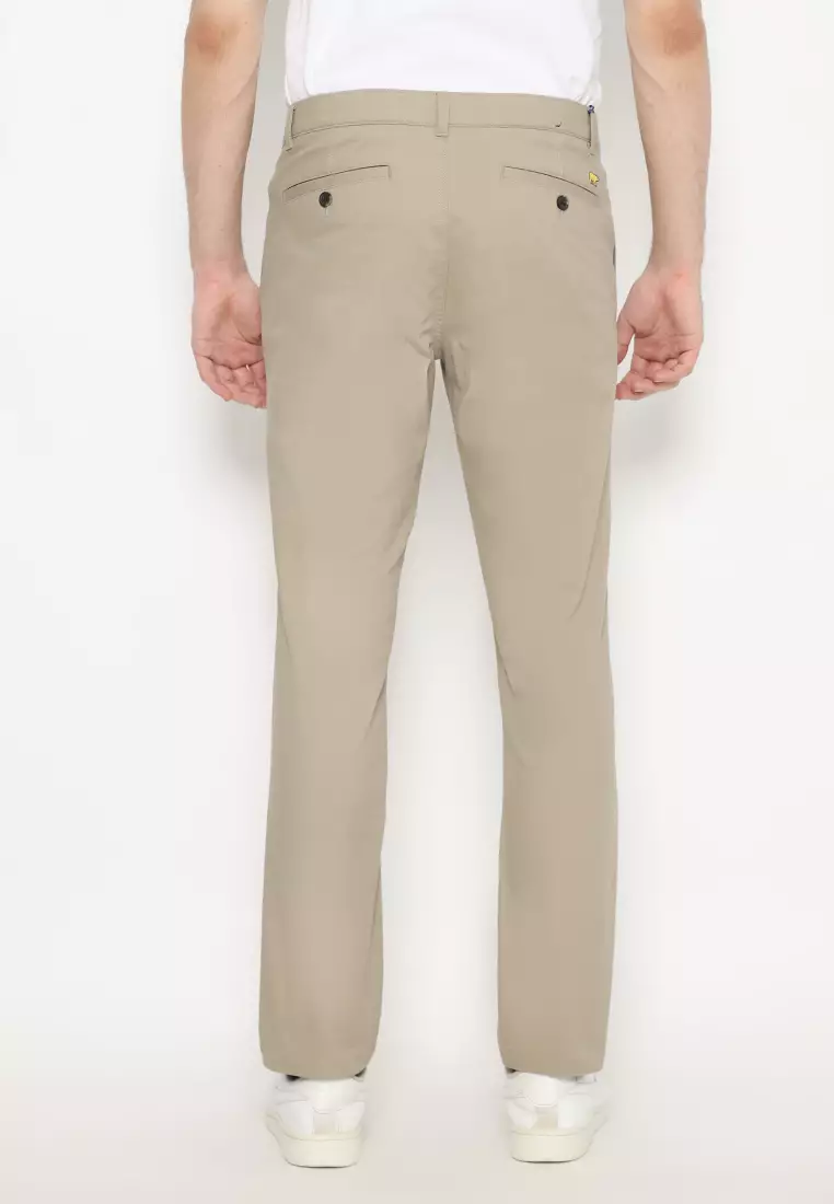 Jack Nicklaus Bridgeston Celana Panjang Pria Slim Fit Camel