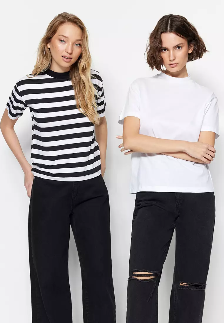 2 Packs Basic T-Shirt