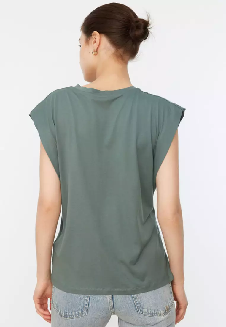 Padded Basic T-Shirt