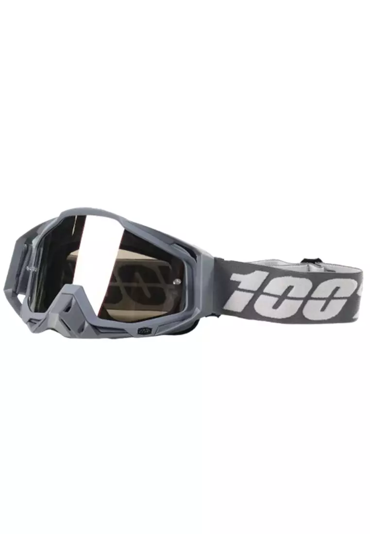 Kacamata Olahraga Unisex Motocross MTB ATV Ski Goggles Face Reflective UV400 ORIGINAL - Gray