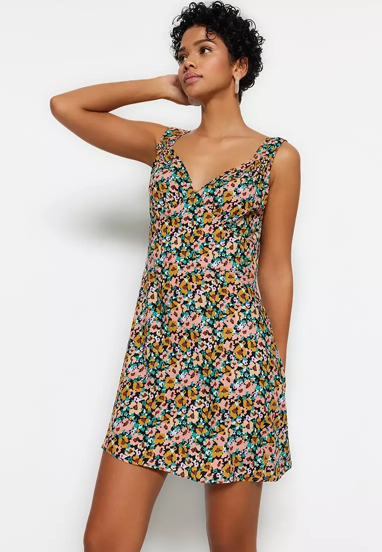 Floral mini dress