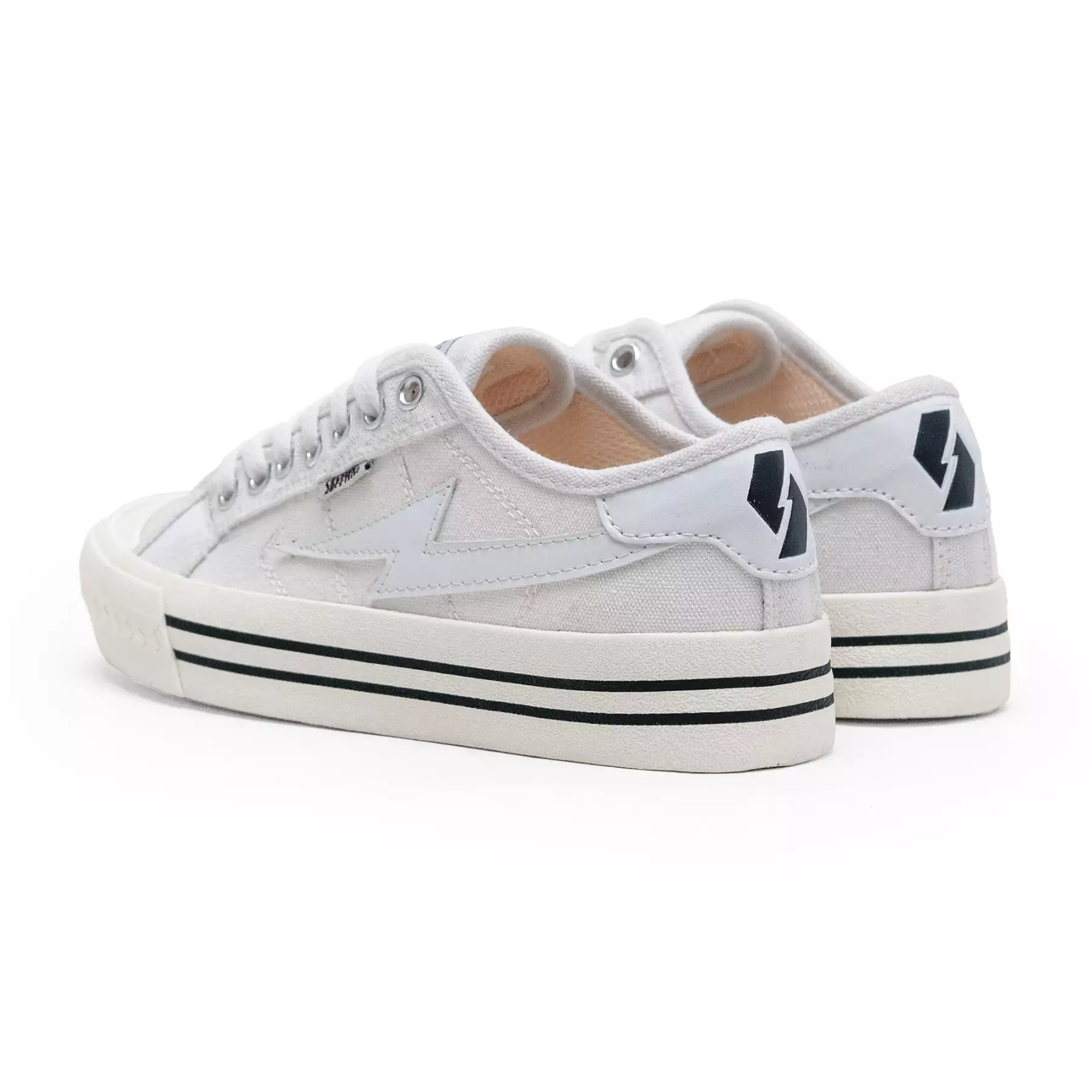 SABA Titan Low Tripple White - Sepatu Sneakers Casual Pria Wanita