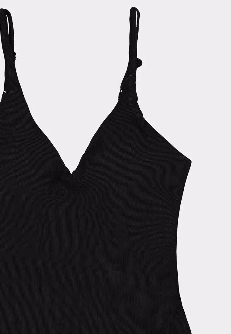 Women's V-Neck One Piece Swimsuit