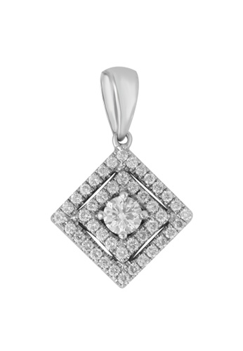 TOMEI TOMEI Pendant, Diamond White Gold 750 (279689 STP1055) 0CB33AC2C8BF39GS_1