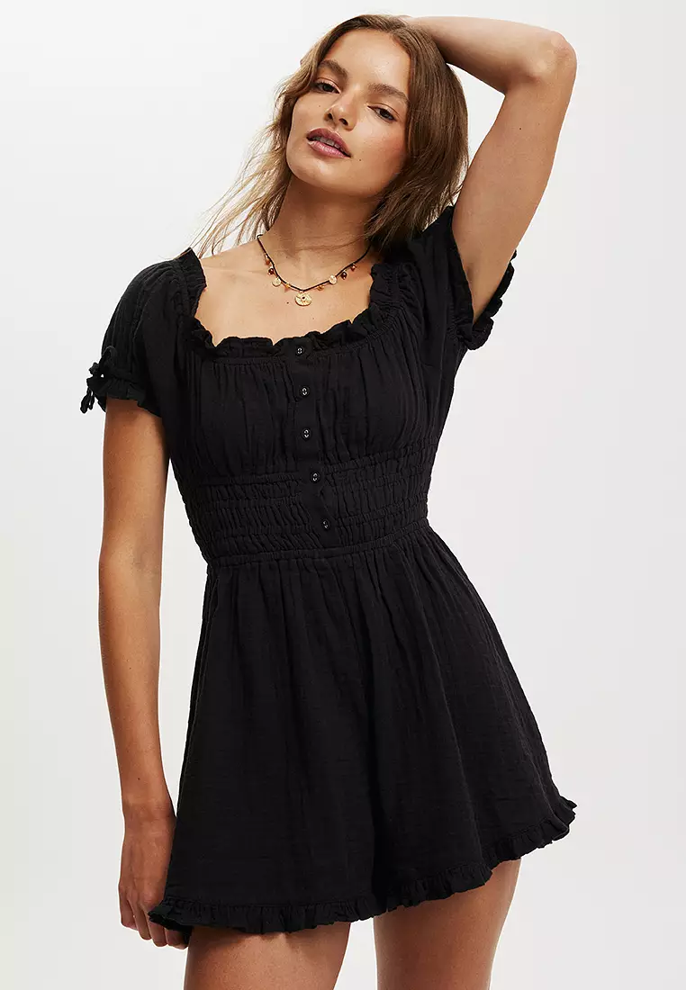 Sadie Button Through Playsuit