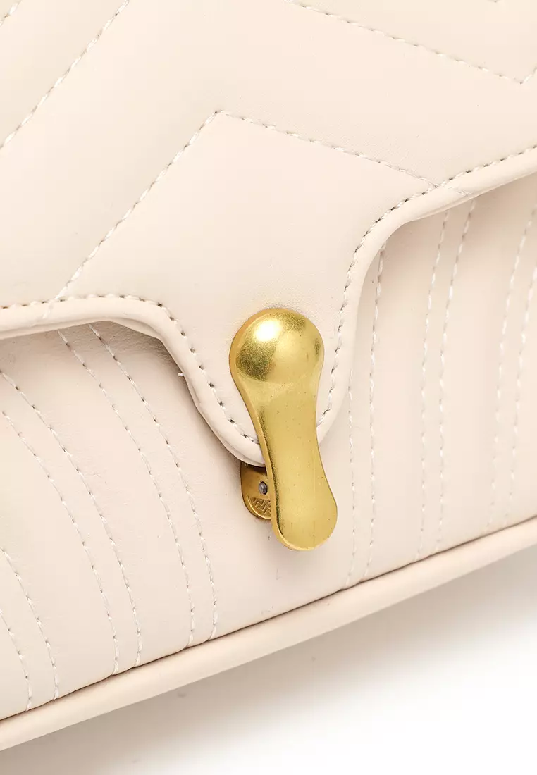 GYKACO CILLA Beige - Tas Selempang Wanita - Fashion Sling bag (Import)