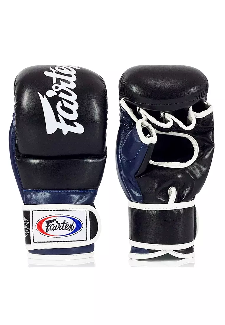 Fairtex Super Sparring MMA Grappling Gloves - FGV18 - Black/Blue