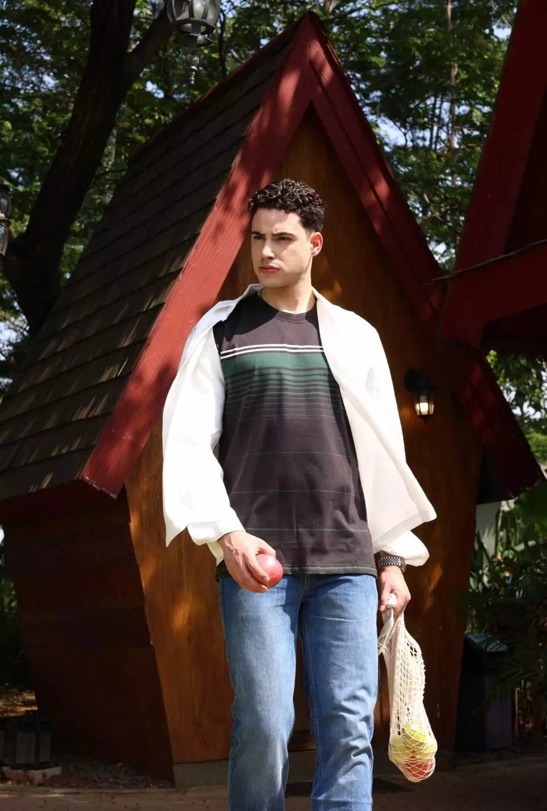 POLICE Kemeja Polos Cotton Regular Fit Lengan Panjang Pria