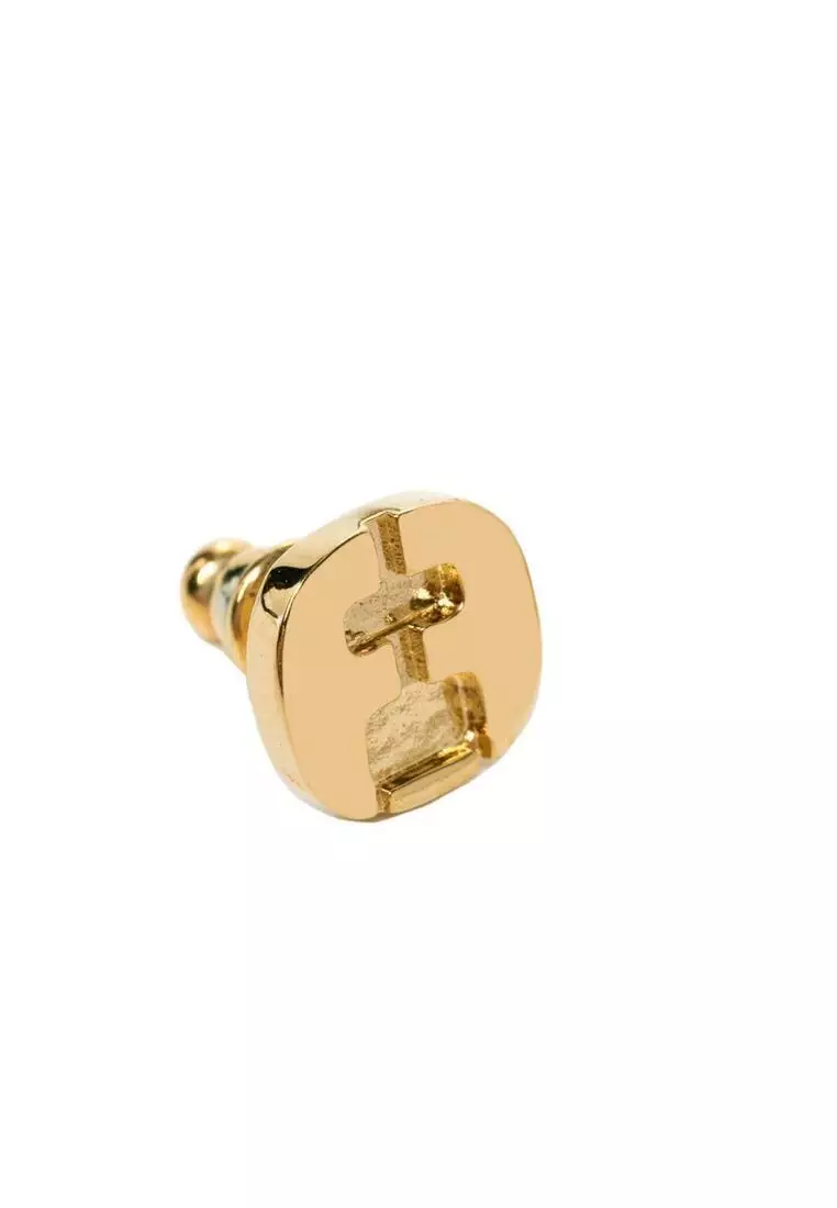 Brass Stud Earrings