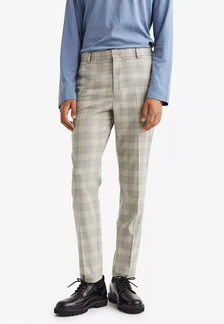 H&m outlet checkered trousers