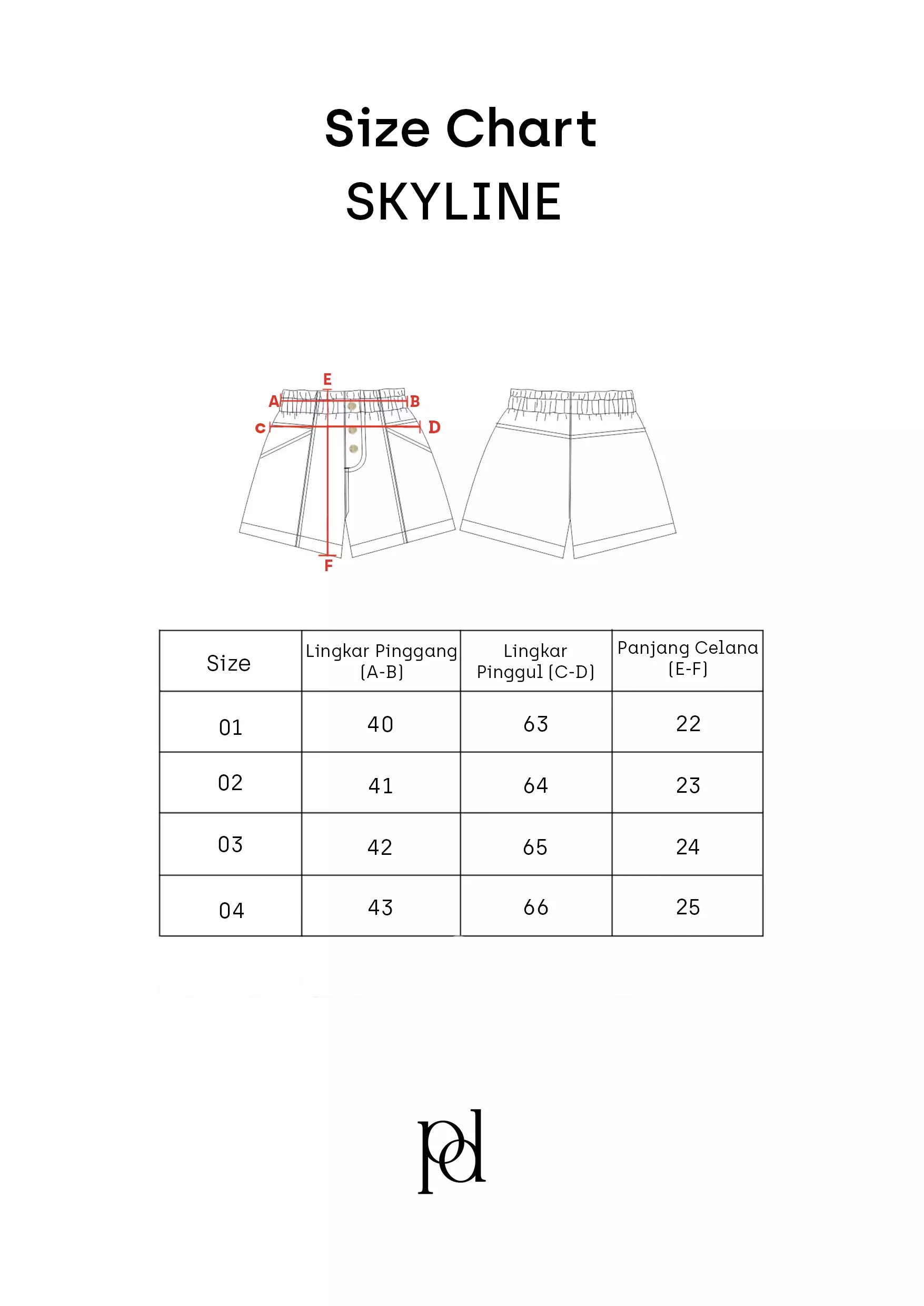 Qna Girl Skyline Celana Pendek Katun Anak Kuning