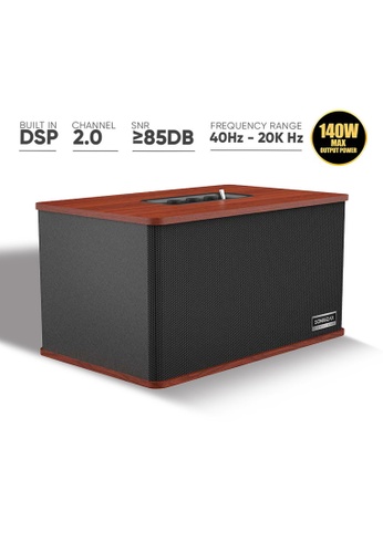 Sonicgear SonicGear StudioBox 2 Mahogany Hi-Fidelity Hand Crafted Home Bluetooth Speaker with Optical Input 4CDD7ES425E7CEGS_1