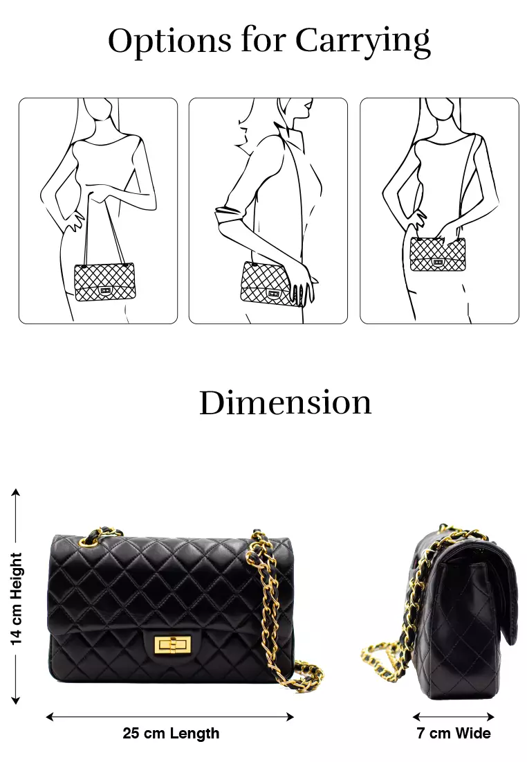 Buy HOPE ROSA HOPE ROZA (ROSA) Crossly Black Leather Medium