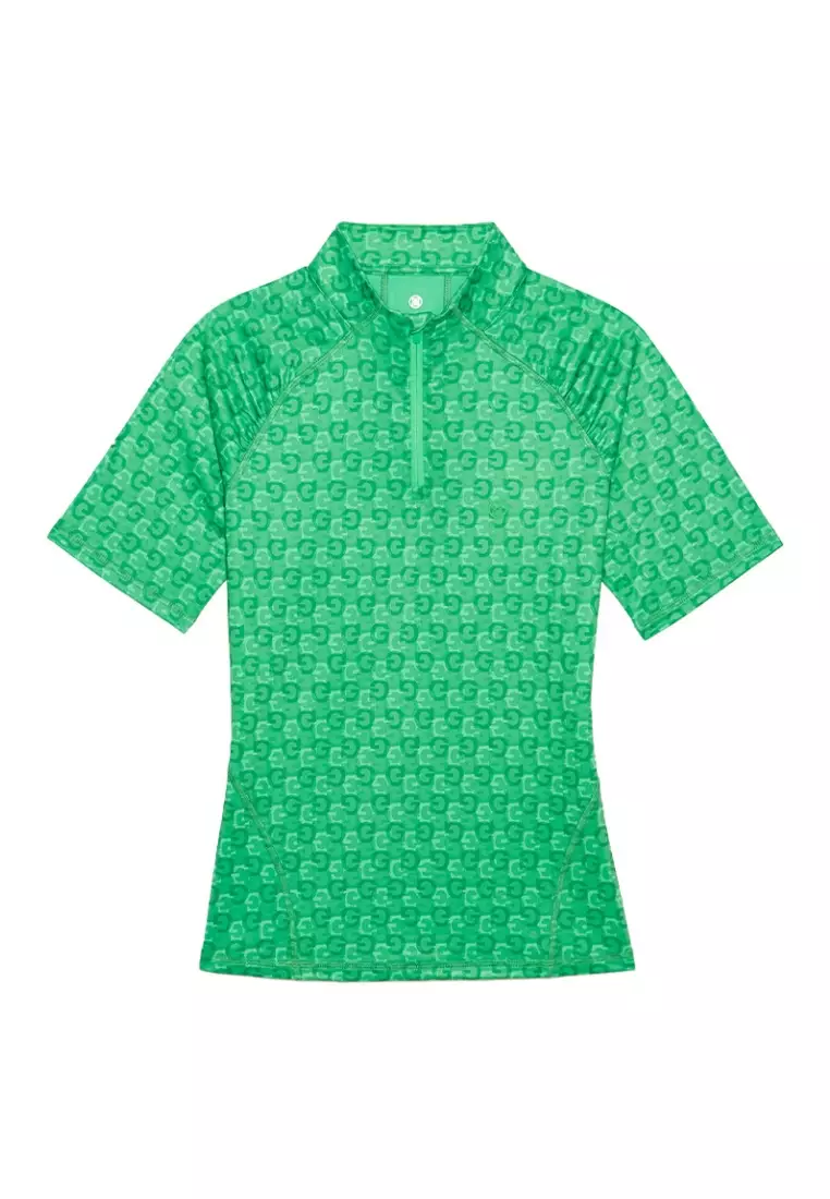 Women's Printed Tech Jersey Quarter Zip
