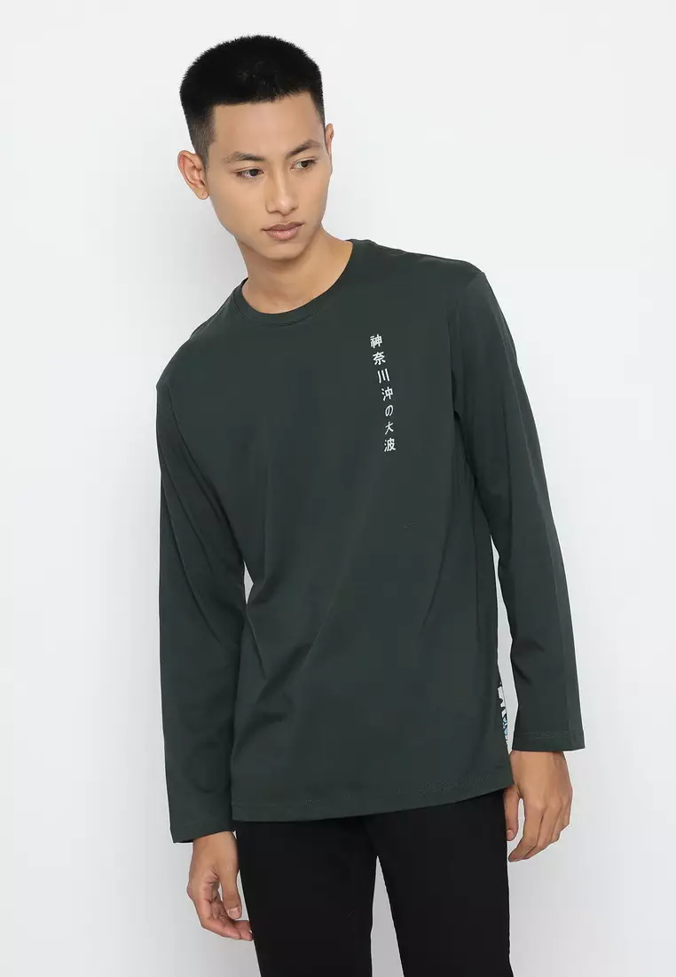 XTRAORDINARY (XO) T-Shirt Cotton Combed Lengan Panjang Pria 2073190973