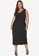 Trendyol black Plus Size Knit Midi Dress 45E43AADBE0C0FGS_1
