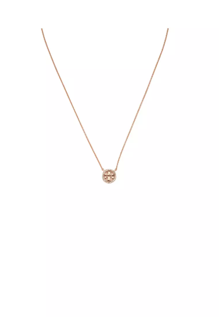 Tory Burch Miller Pave Pendant Necklace