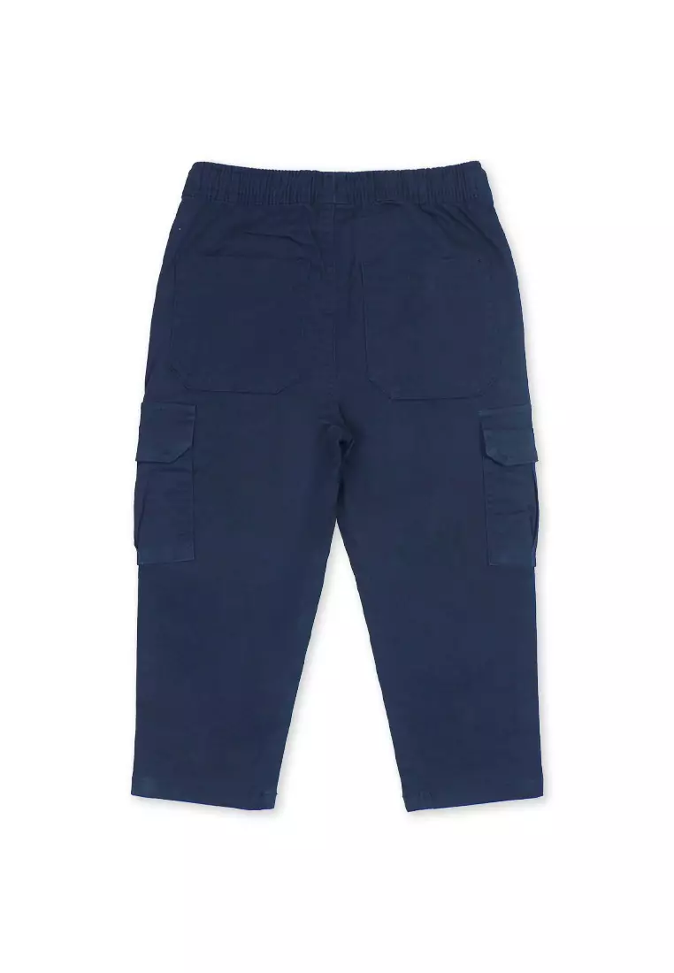 Boys Twill Cargo Jogger Pants