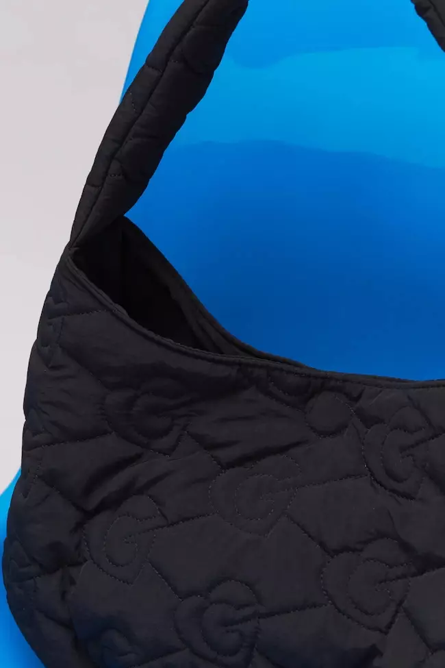 Revive Hobo Shoulder Bag - Black