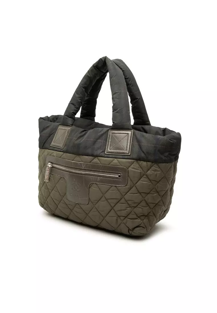 Pre-Loved Chanel Small Quilted Nylon Coco Cocoon Tote