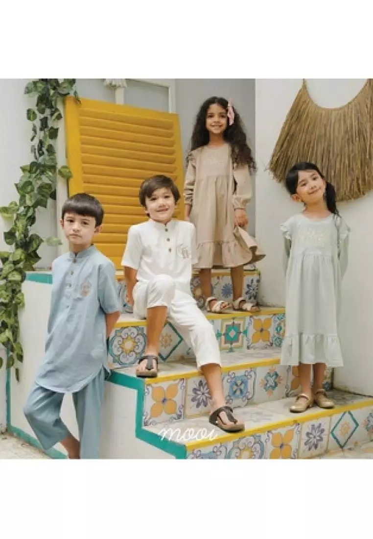 Mooi Dress Anak Gamis Anak Perempuan Raya Collection Madinah Gamis - Lilac