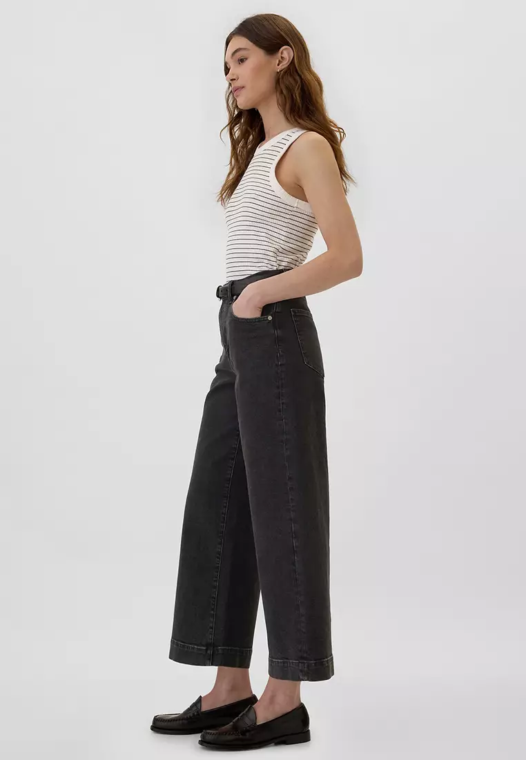 Gap wide leg crop jeans online