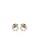 ZITIQUE multi and gold Women's Diamond Embedded Rainbow Flower Earrings - Gold A2B0DAC9317886GS_1