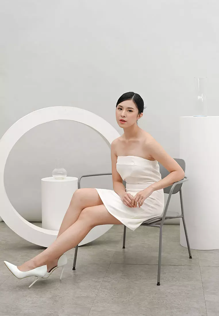 Capsule Tube Mini Dress in White
