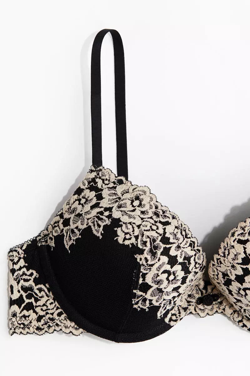 Lace push-up bra