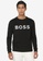 BOSS black Salbo Printed Logo Regular Fit Sweatshirt FA960AAF097E51GS_1