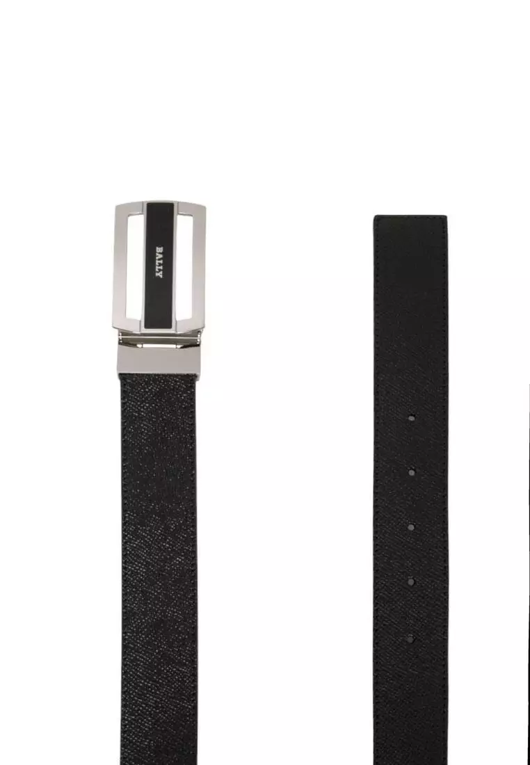 Embossed Calfskin Leather Belt