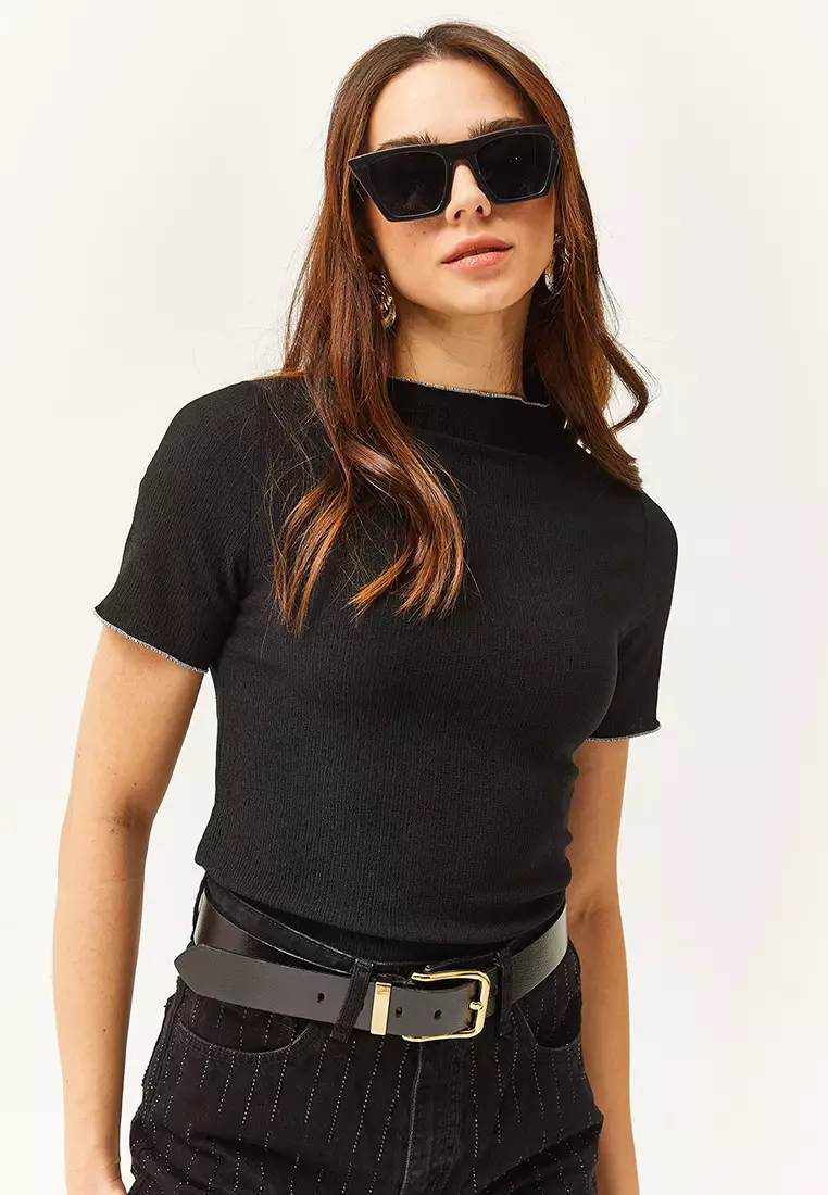 Overlock Knitted Top