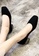 Twenty Eight Shoes black Trendy Knitted Fabric Low Heels VL6581 D3EE5SH282AD72GS_4