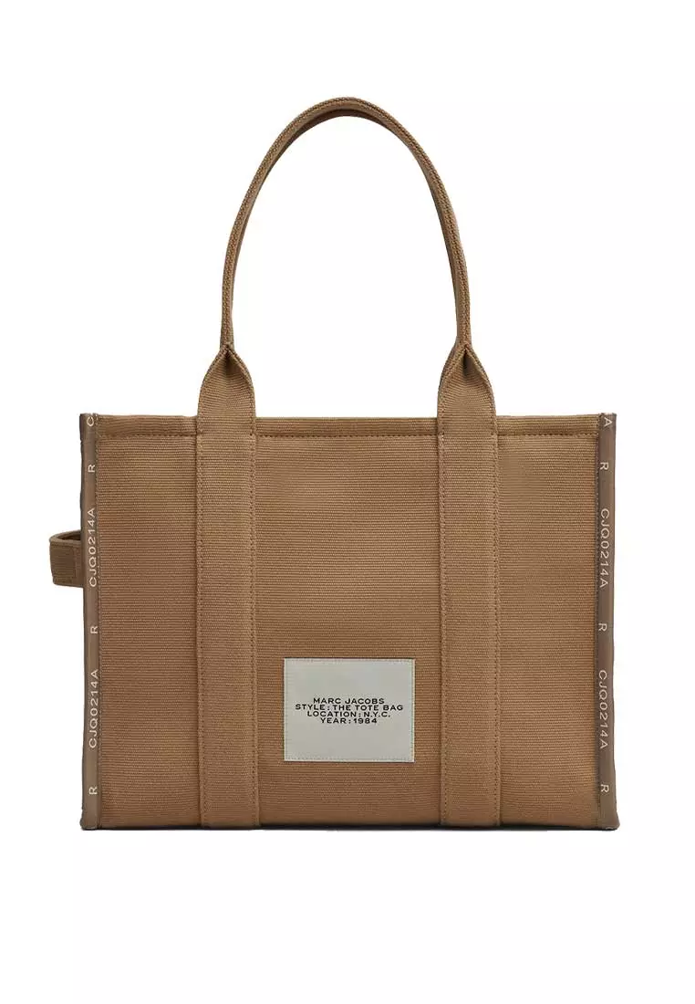 The Jacquard Large Tote Bag Camel M0017048