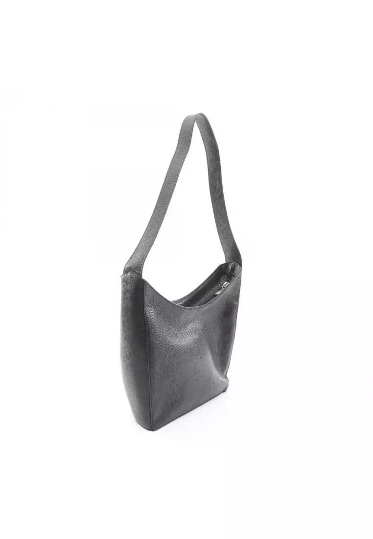 Pre-Loved LOEWE Shoulder bag leather black