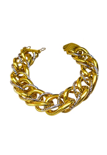 Buy Litz Litz 916 22k Gold Coco Bracelet Cgb00 42 61g Online Zalora Malaysia