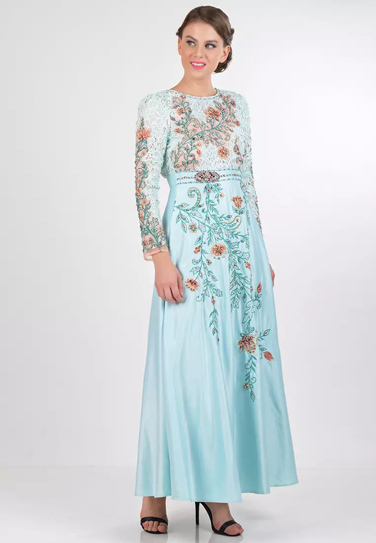 Bibiq Gamis Brokat Satin