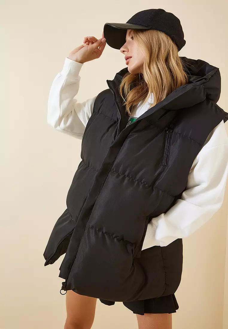 Hooded Oversized Inflatable Vest