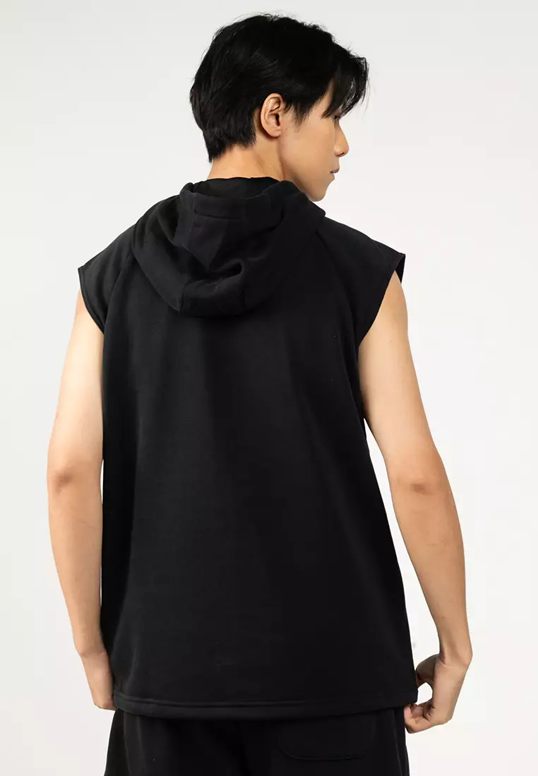 Heavyweight Terry Sleeveless Hoodie